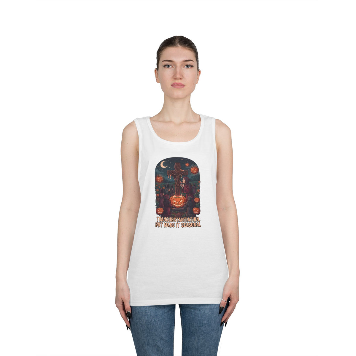 Color: White | Seasonal Transubstantiation Tank Top