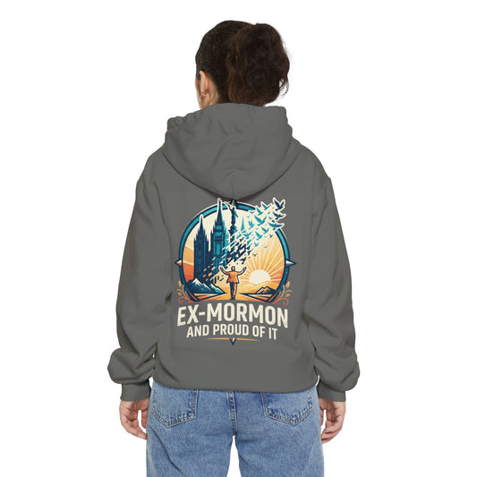 "Ex Mormon" Garment-Dyed Hoodie
