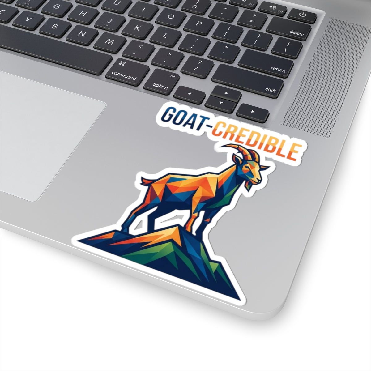 "Goat Credible" Sticker — Main