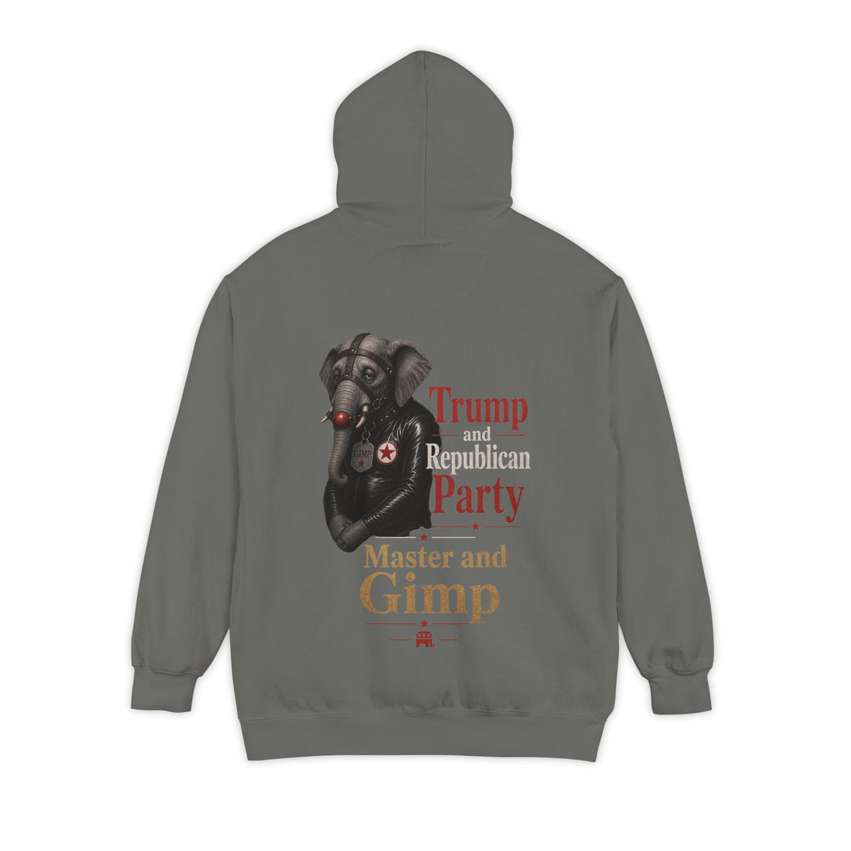 Color: Grey | Master and Gimp Garment-Dyed Hoodie
