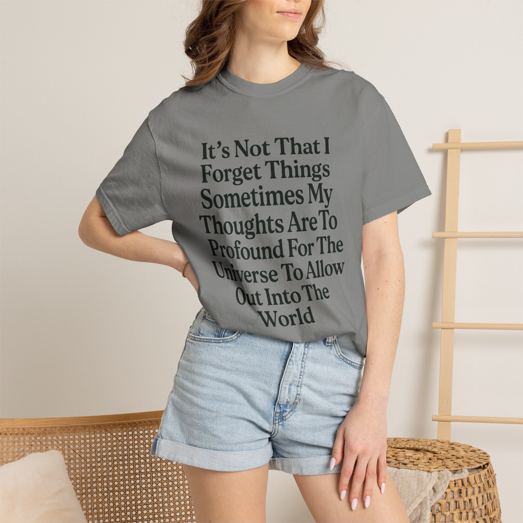 "Profound Thoughts 5" Unisex Garment-Dyed T-shirt