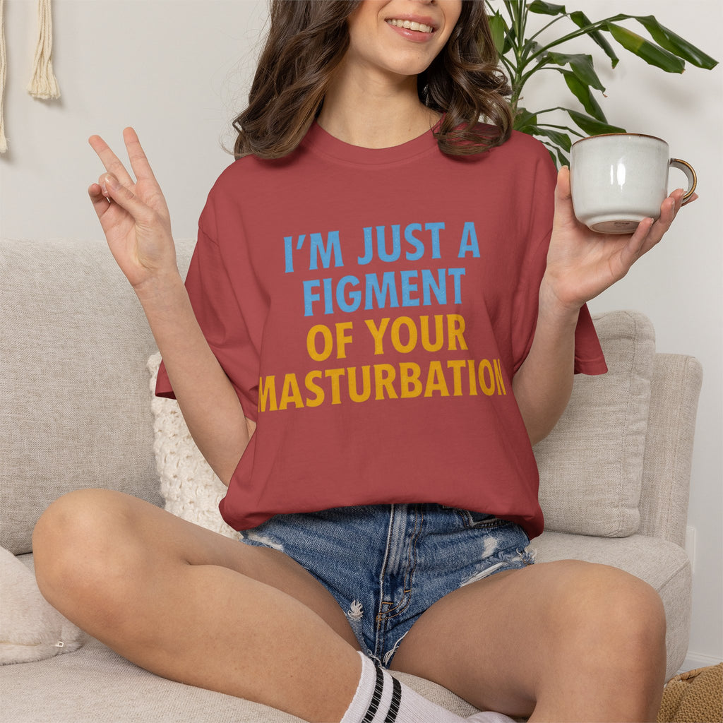 "Figment of Masturbation" Unisex Garment-Dyed Tee