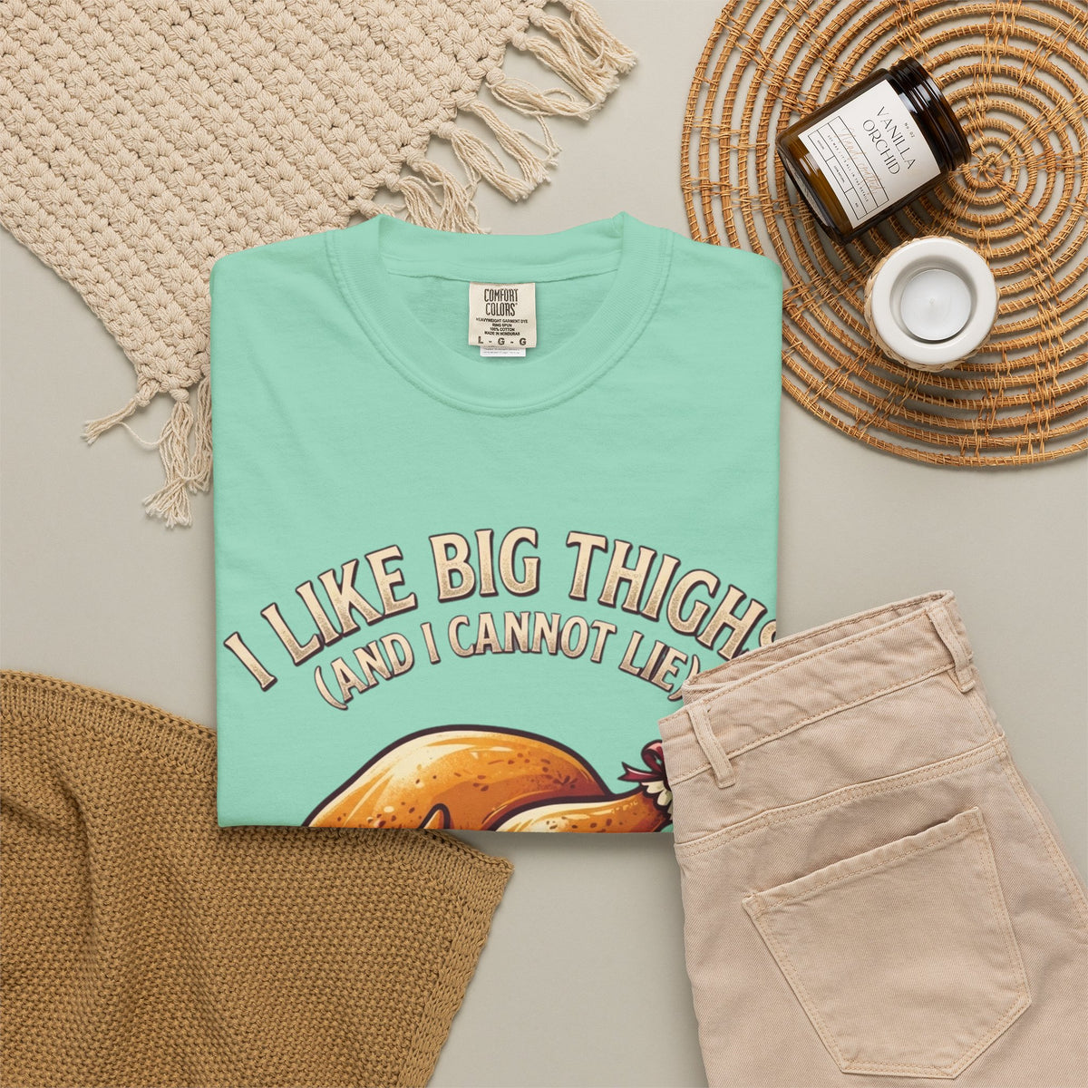 "I Like Big Thighs" Unisex Garment-Dyed Tee
