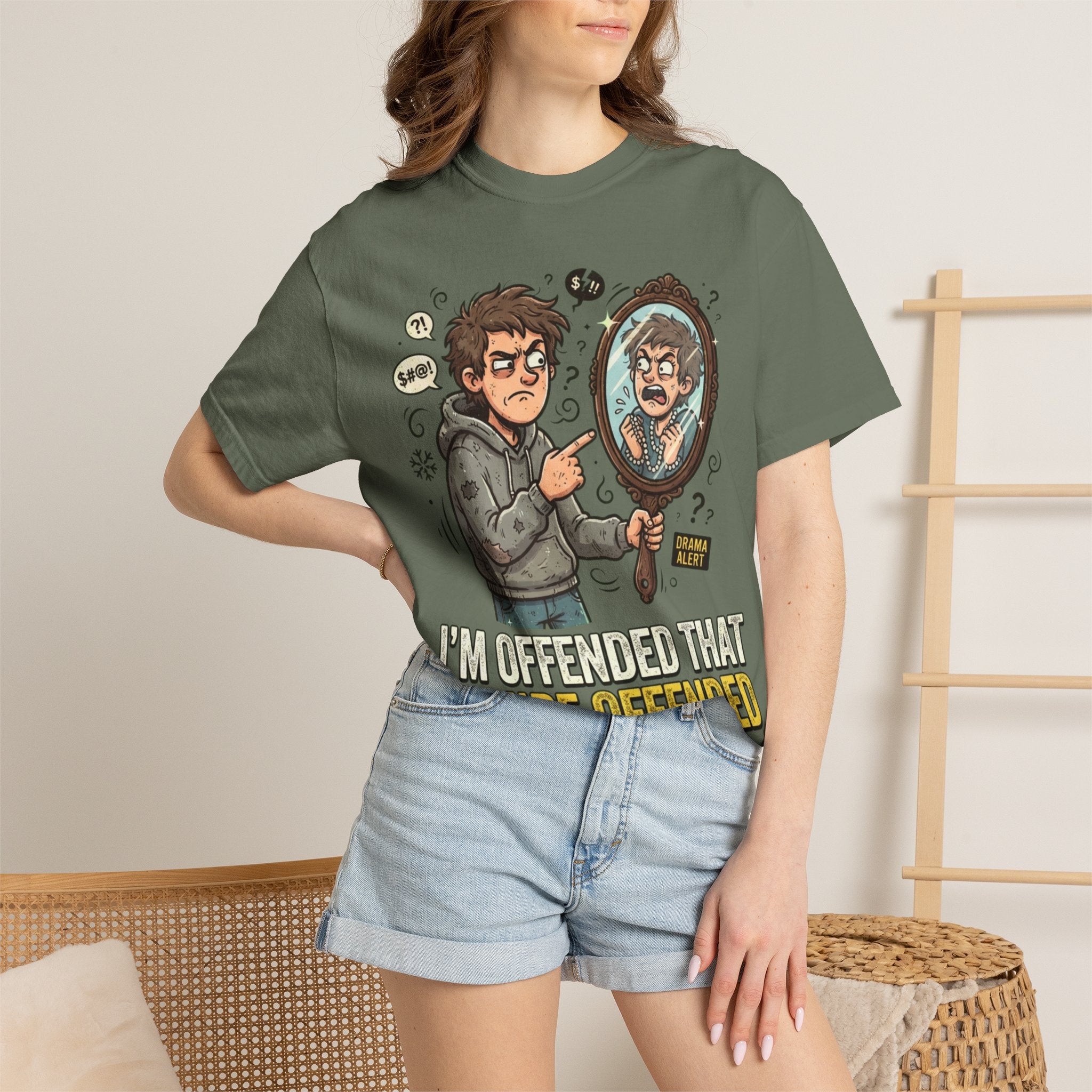 "I'm Offended That You're Offended" Unisex Garment-Dyed Tee