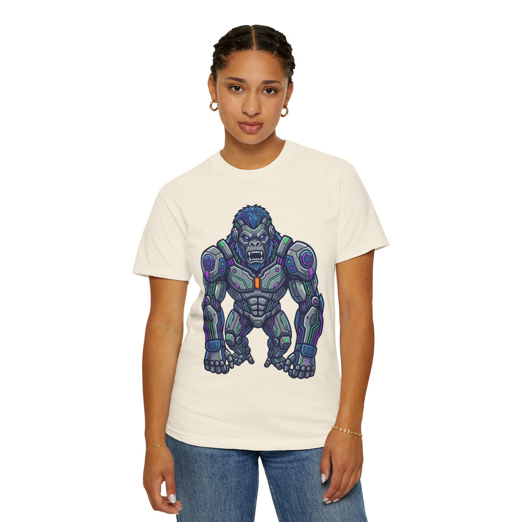 "Cyber Gorilla" Unisex Garment-Dyed Tee
