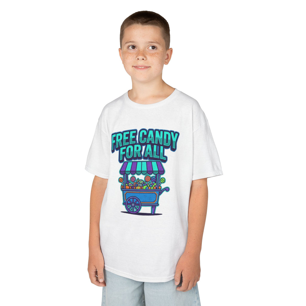 Color: White | Free Candy For All Kids Tee