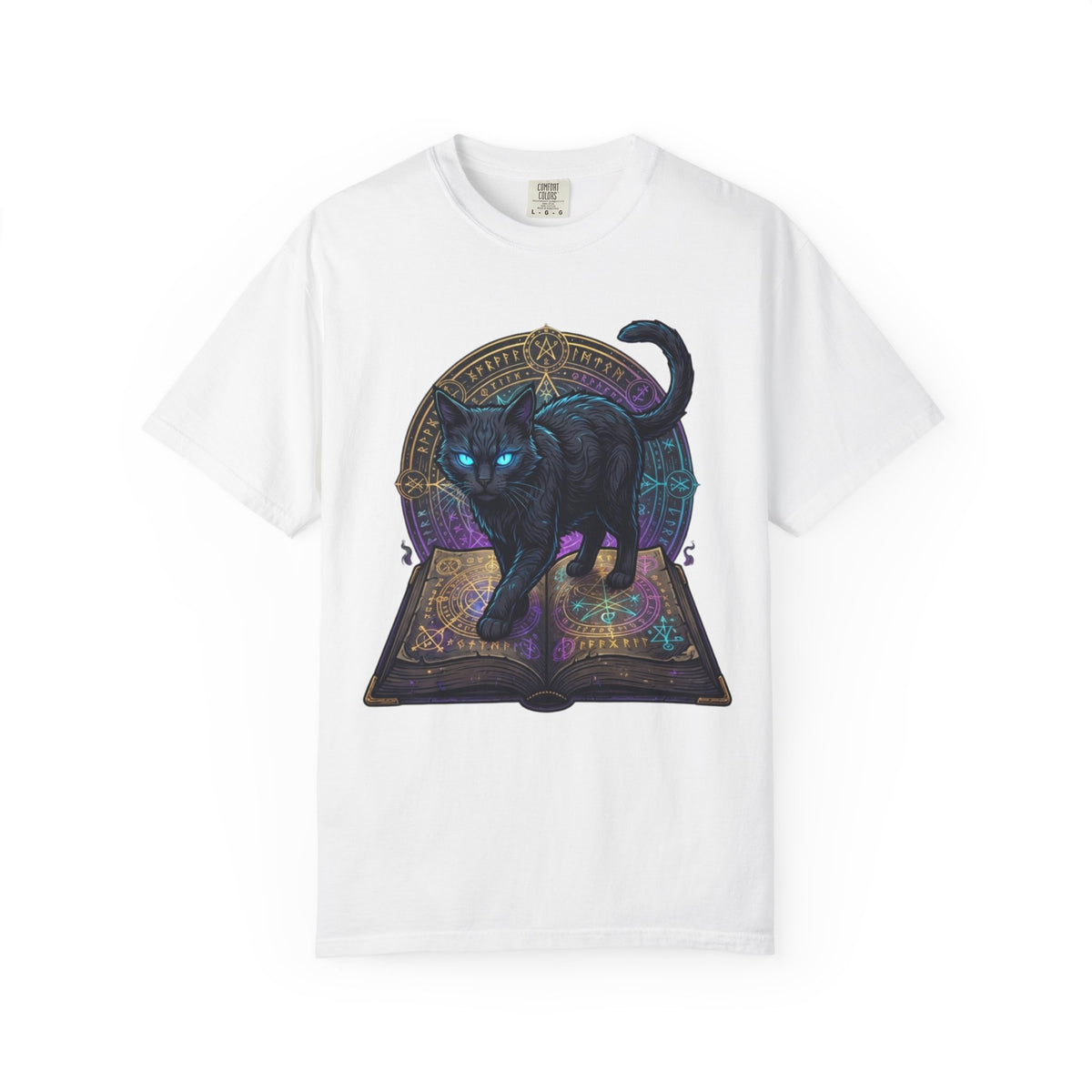 "Guardian of the Book of Shadows" Unisex Garment-Dyed Tee