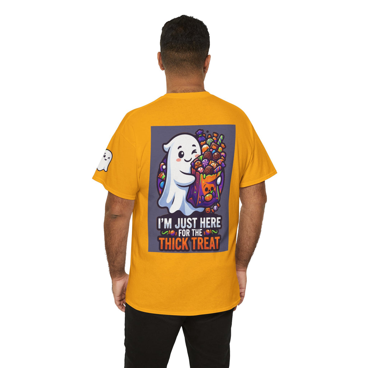 Color: Gold | I'm Just Here For The Thick Treat Premium Graphic Tee