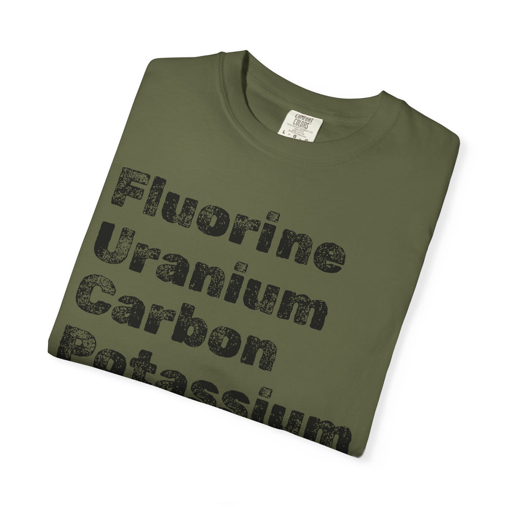 "Periodic Salt" Unisex Garment-Dyed T-shirt
