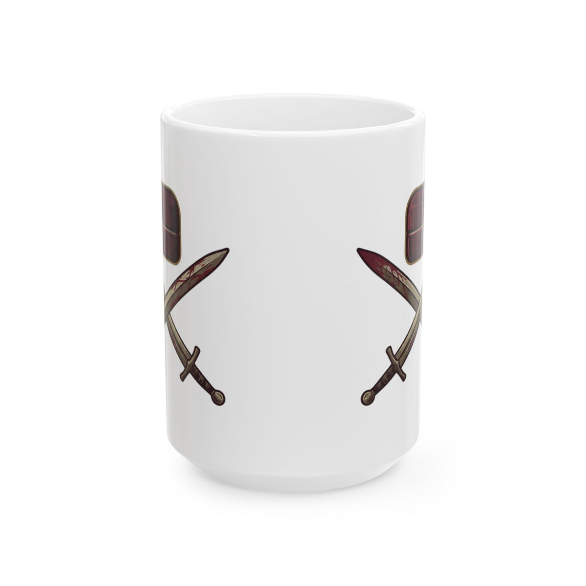 "Good Book Series 200 Foreskins" White Ceramic Mug — Graphic