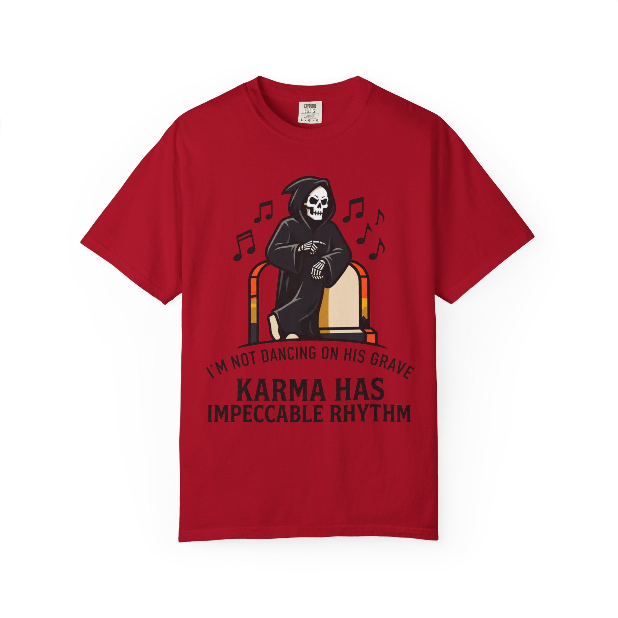 "Dancing On Grave" Unisex Garment-Dyed Tee