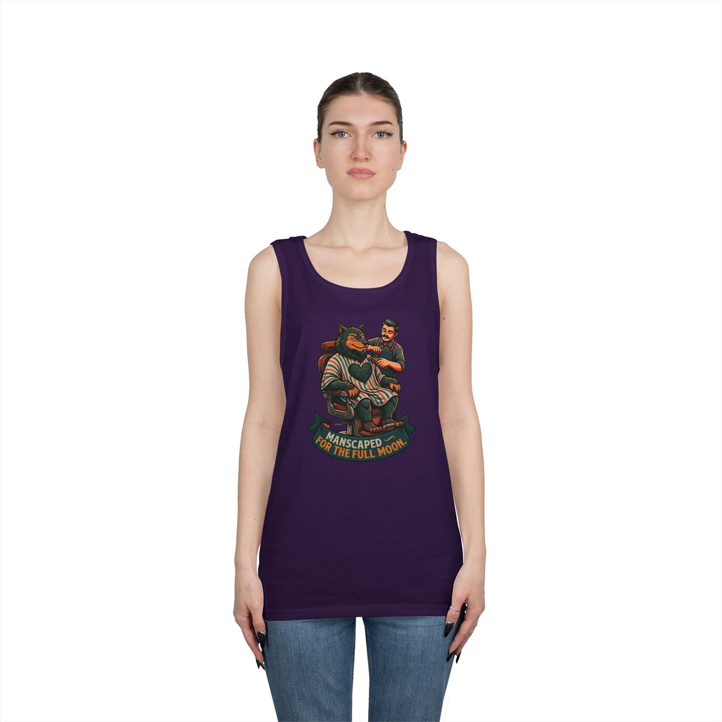 "Manscaped for the Full Moon" Tank Top