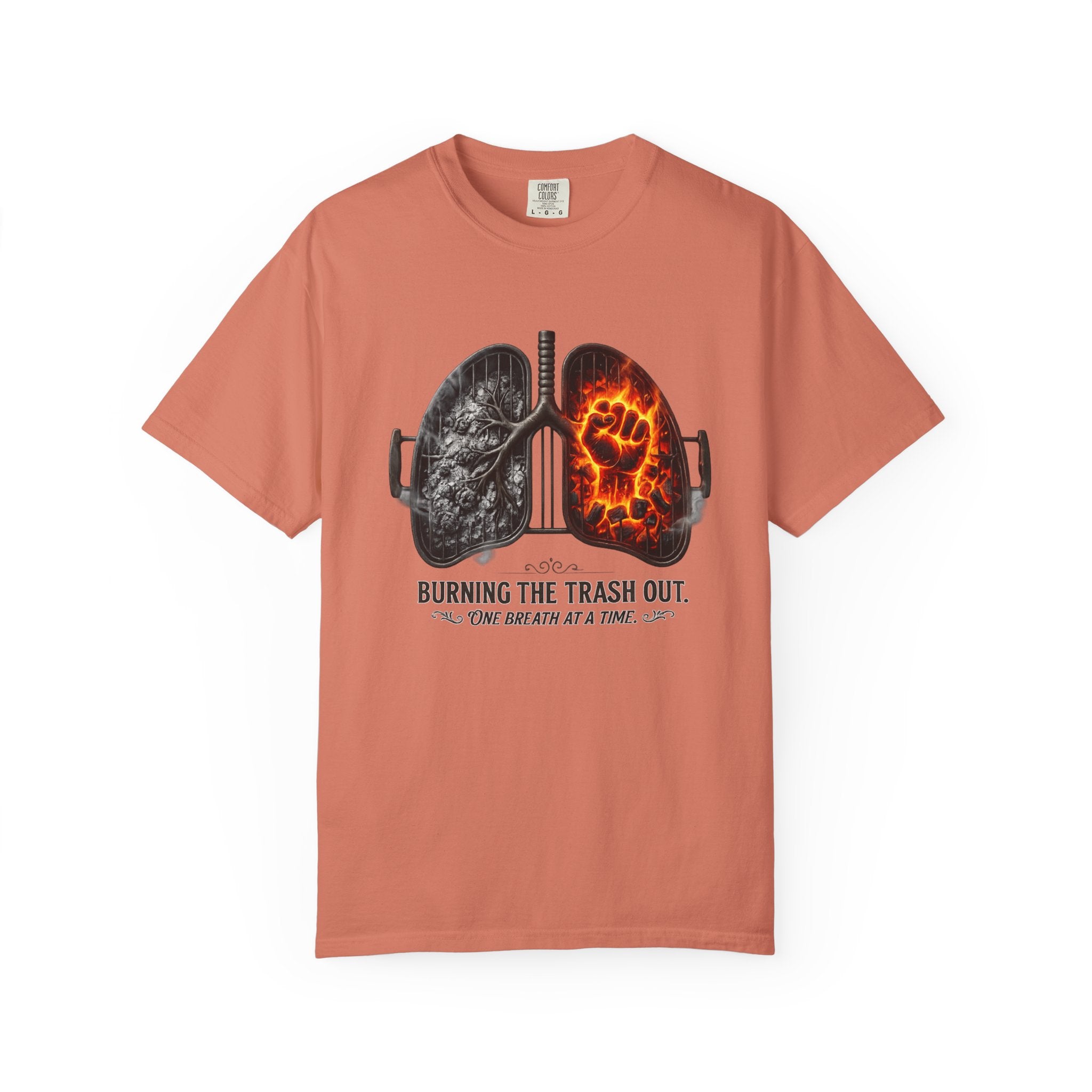 "Burning the Trash Out" Unisex Garment-Dyed T-shirt