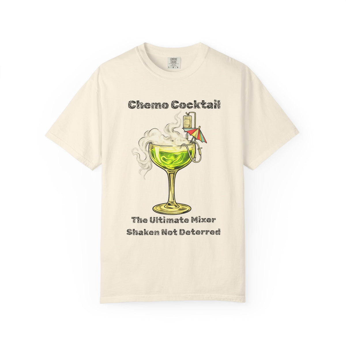 Color: Ivory | Chemo Cocktail Unisex Garment-Dyed T-shirt