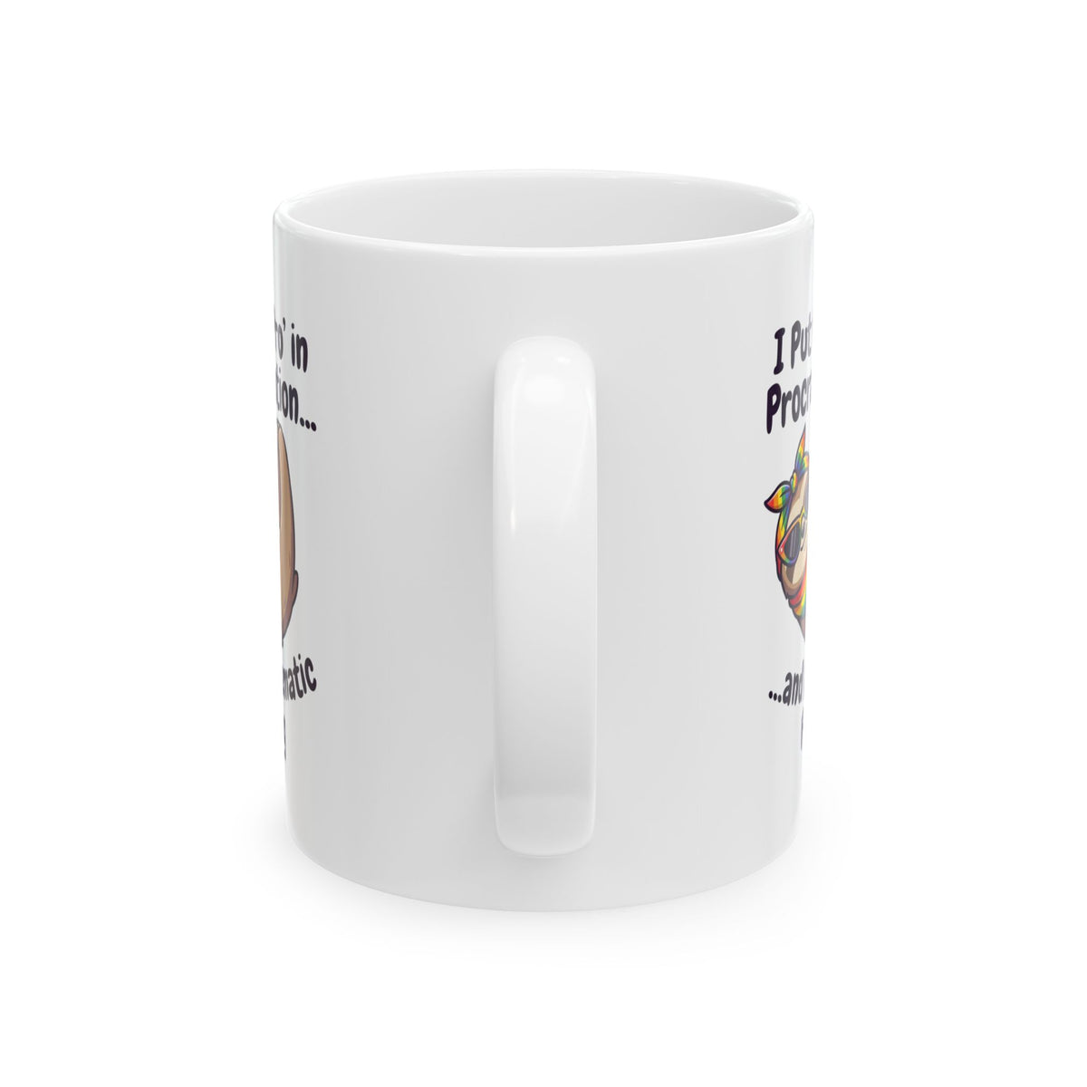 "Pro in Problematic Flirting" White Ceramic Mug