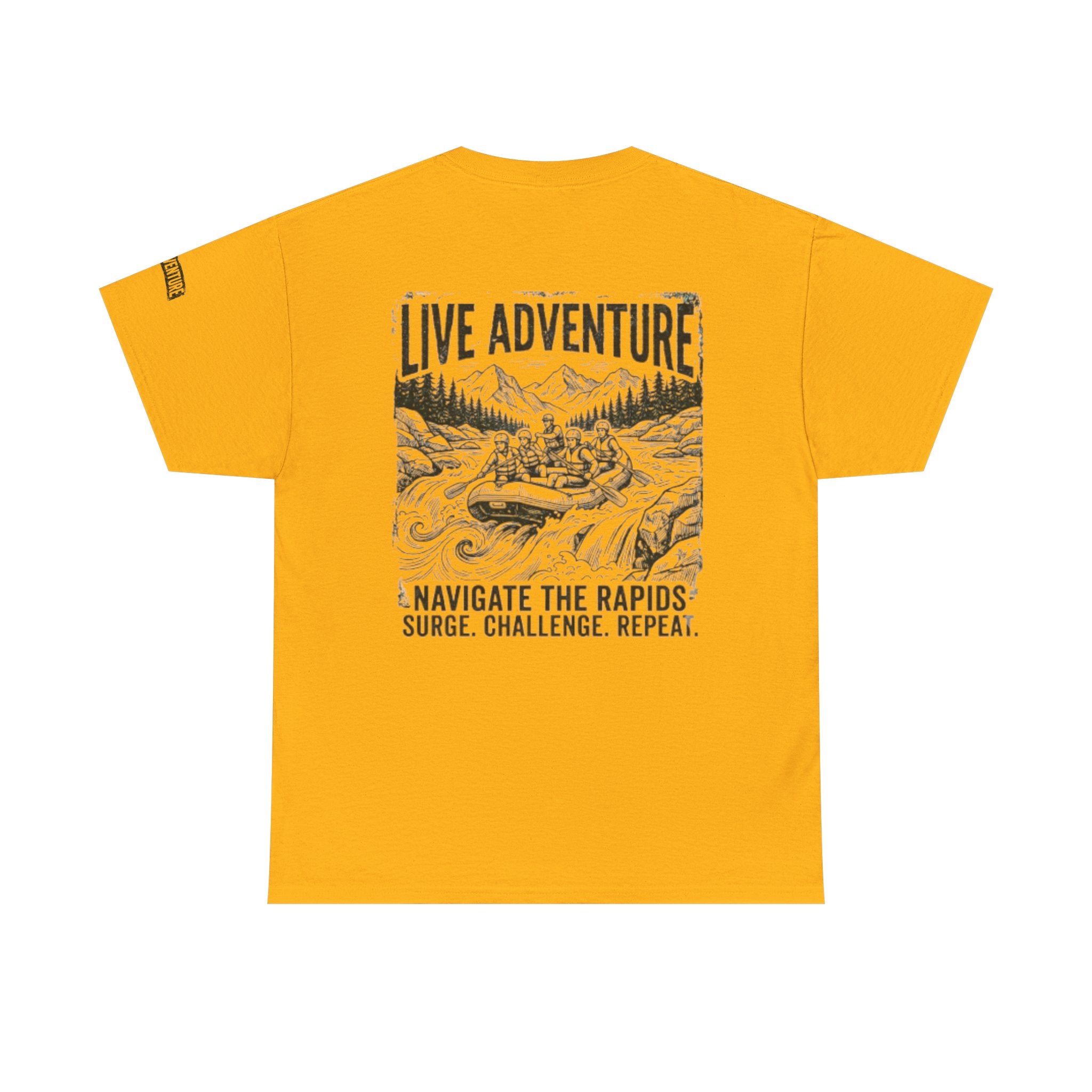 "Live Adventure - Rafting" Premium Graphic Tee