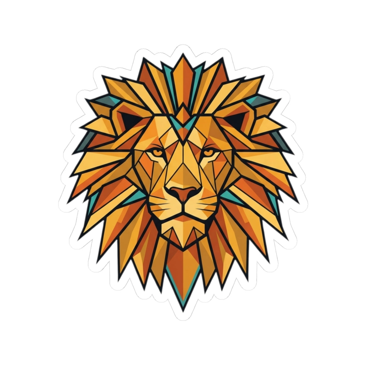 "Leo The Solar Lion" Sticker — Main