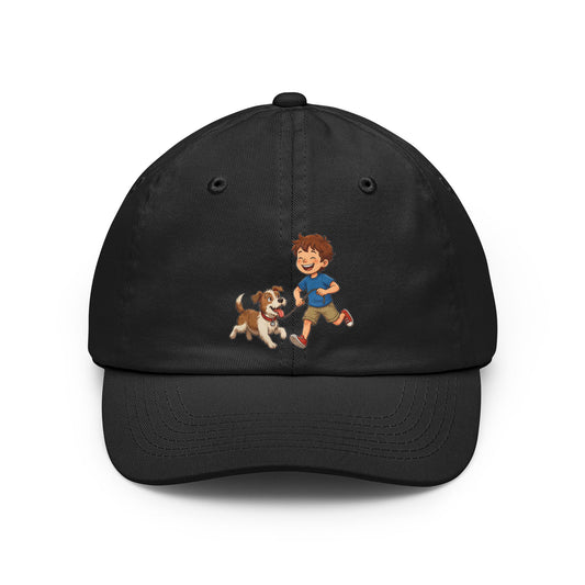Color: Black | A Boy And His Dog Dad Hat
