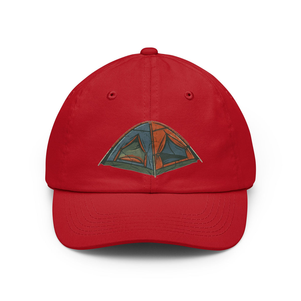 Color: Red | Pitching A Tent Is My Only Cardio Dad Hat