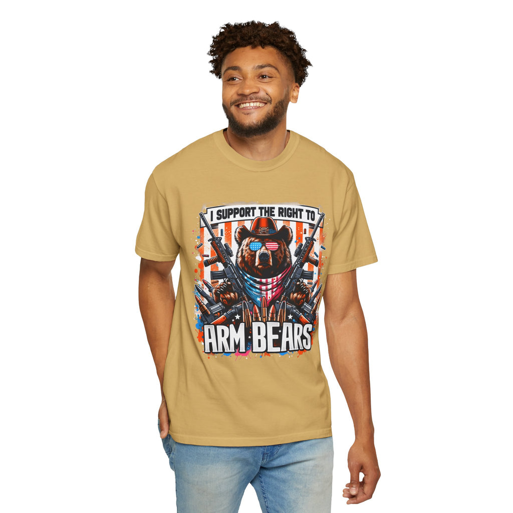 "Right to Arm Bears" Unisex Garment-Dyed T-shirt
