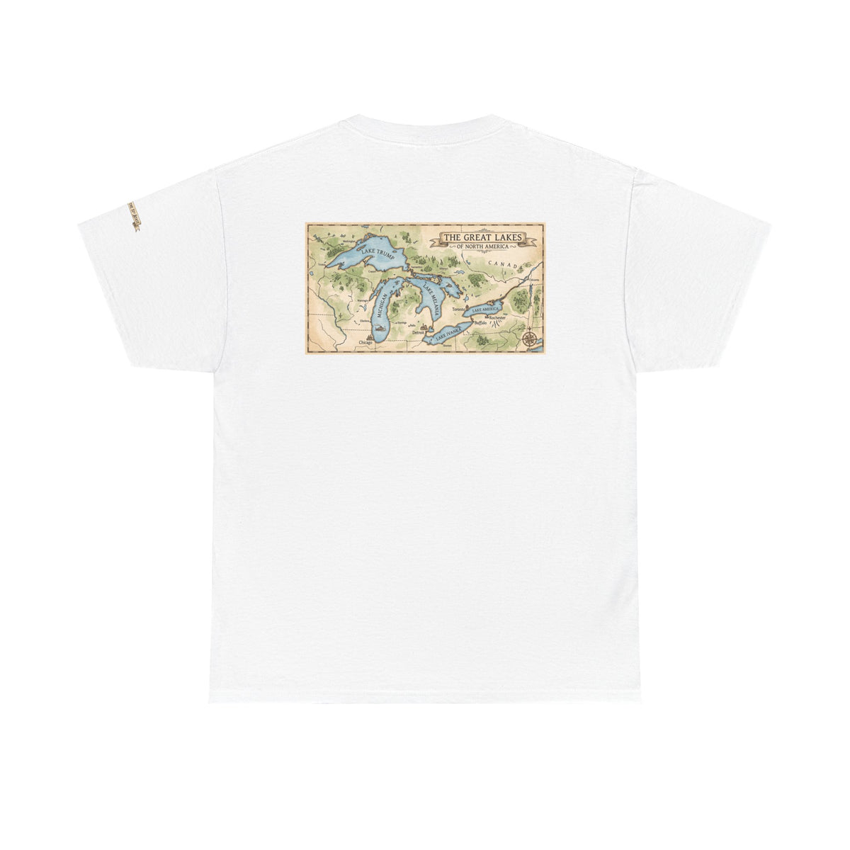 Color: White | 51st State Great Lakes Premium Graphic Tee
