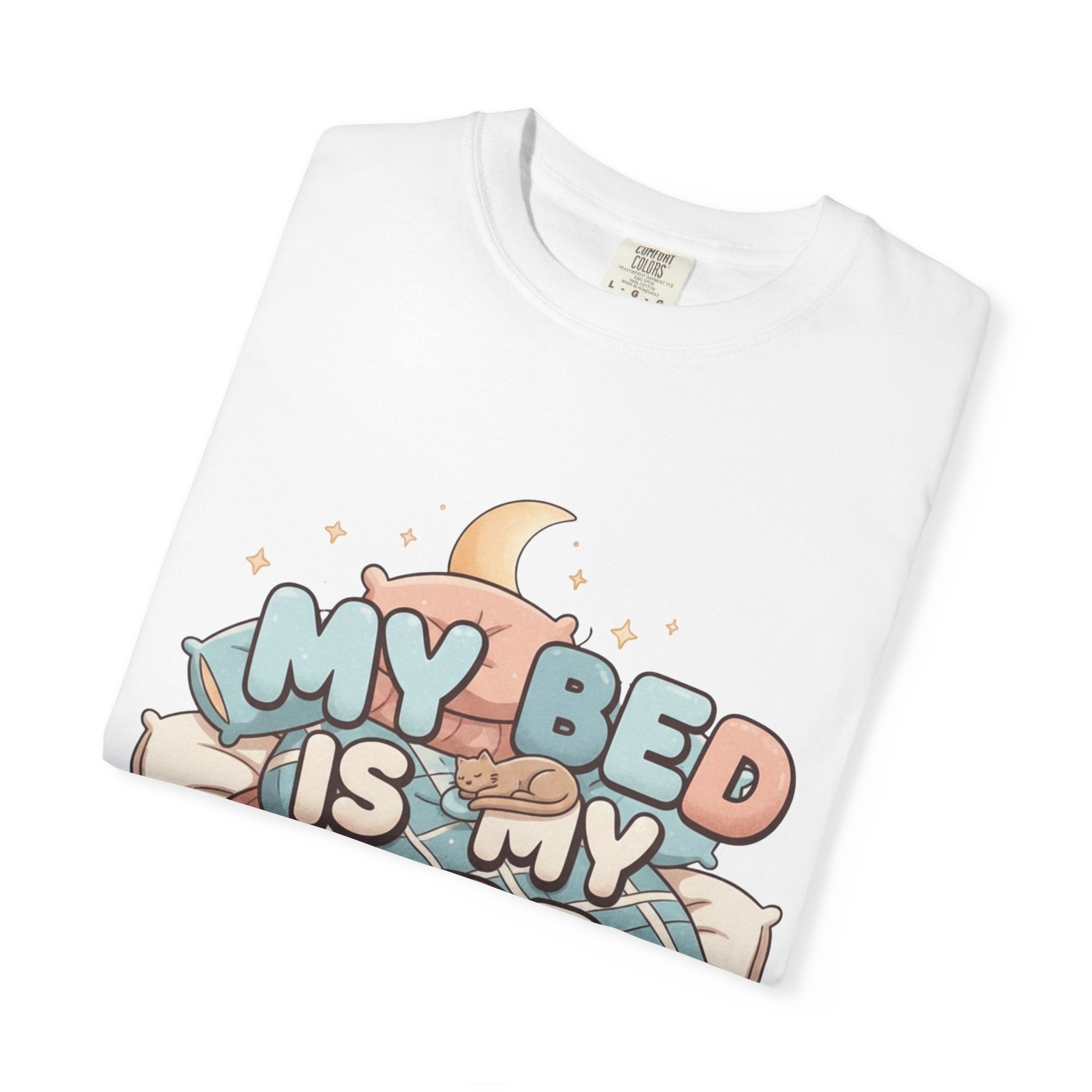 Bed > People: A Love Story | Garment-Dyed Tee — AttitudeShirts