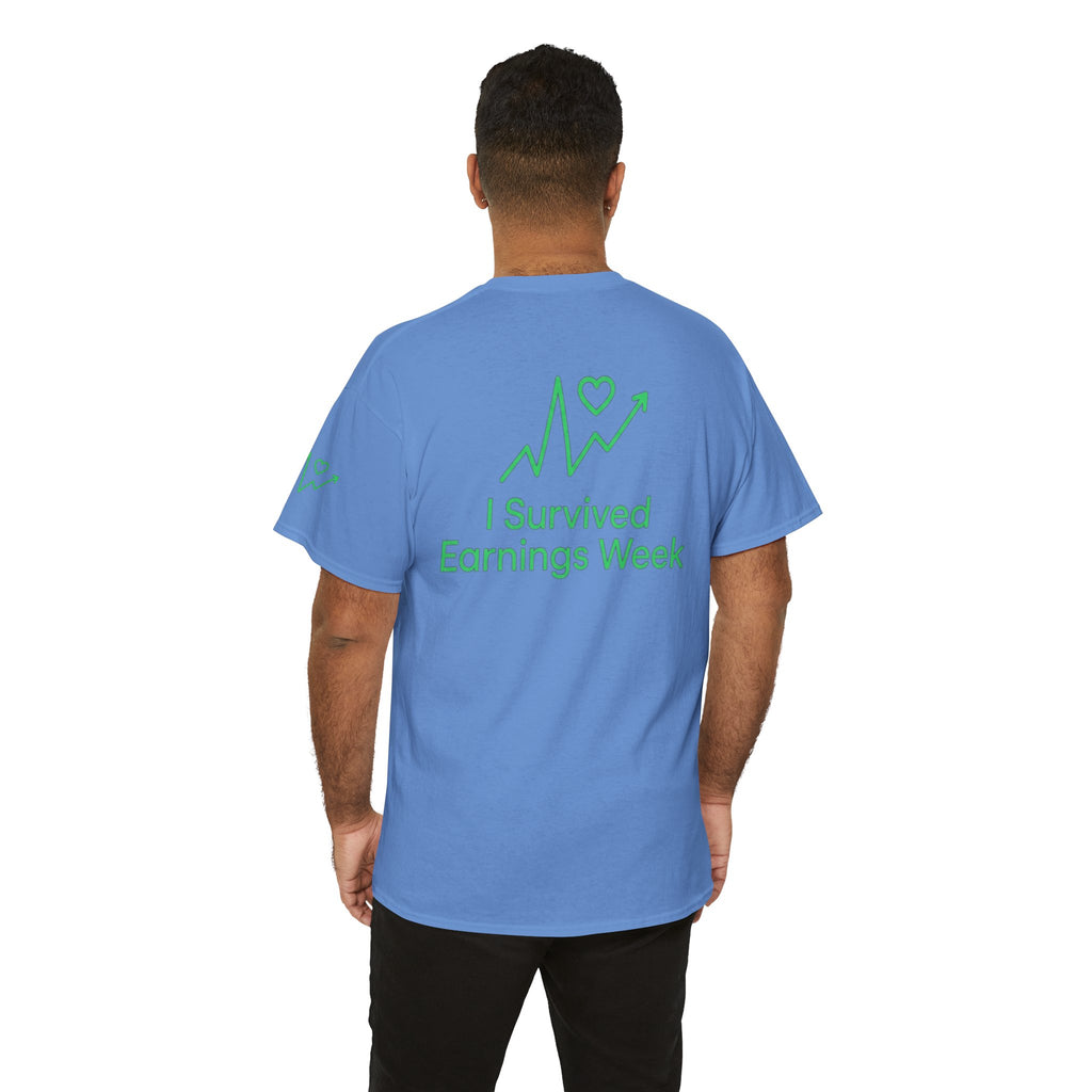 "I Survived Earnings Week" Premium Graphic Tee