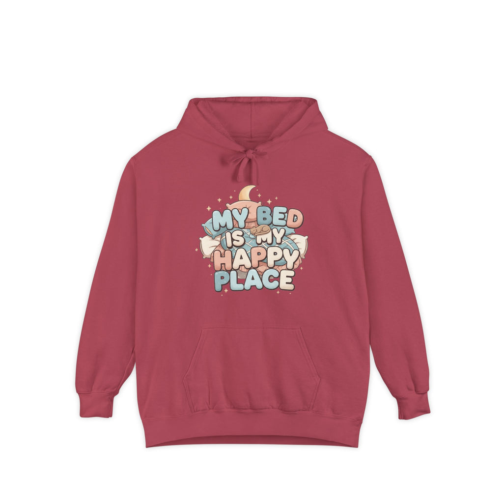 Bed > People: A Love Story | Garment-Dyed Hoodie — AttitudeShirts