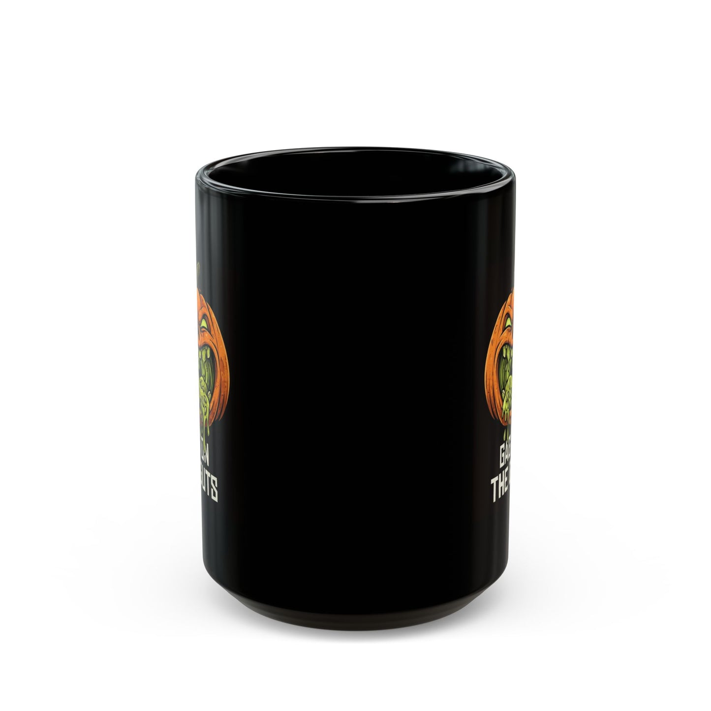"Gag On The Guts" Black Ceramic Mug