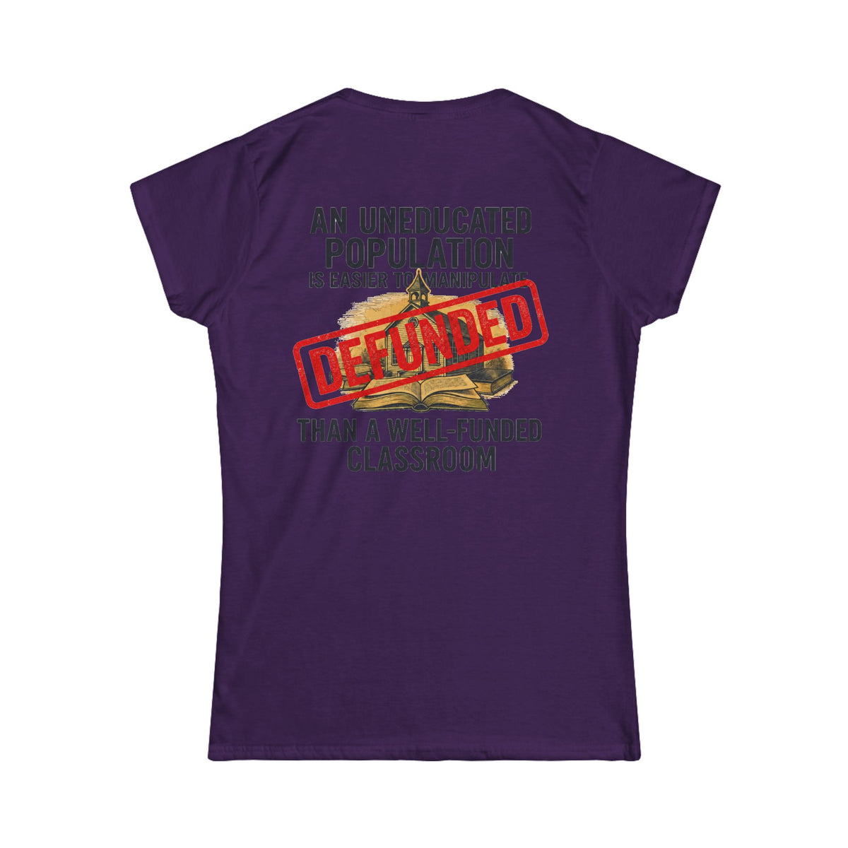 Color: Purple | Protest Series - Fund Public Schools Women's Tee