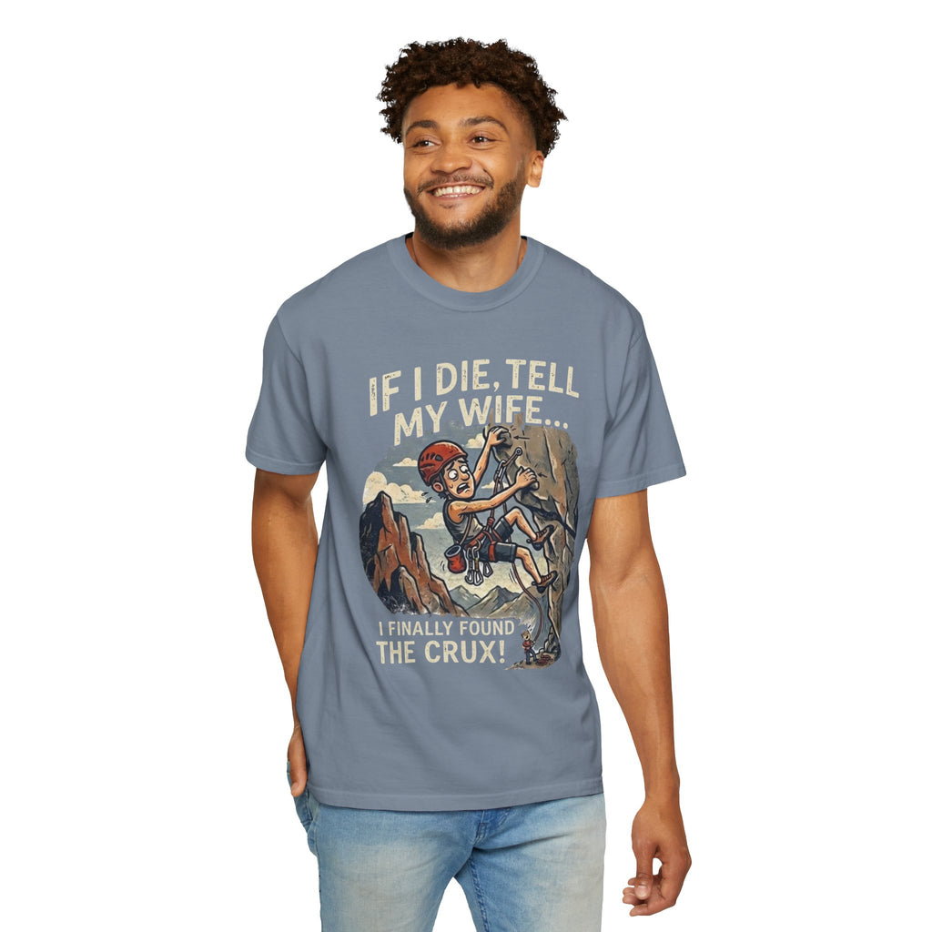 "Found the Crux" Unisex Garment-Dyed Tee