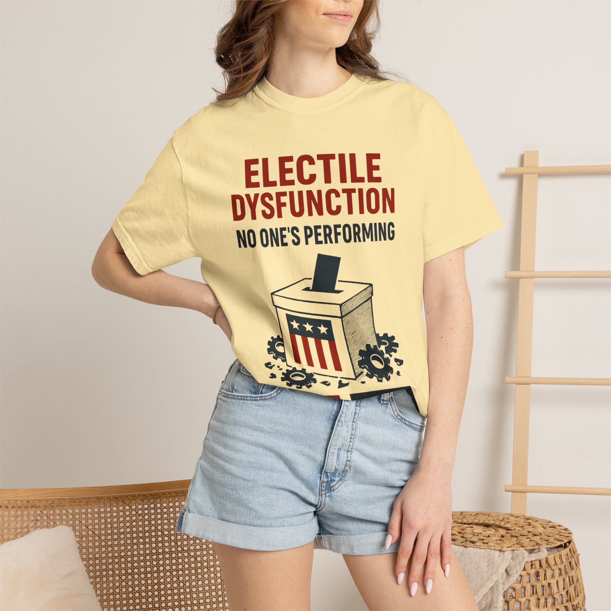 "Electile Dysfunction" Unisex Garment-Dyed T-shirt