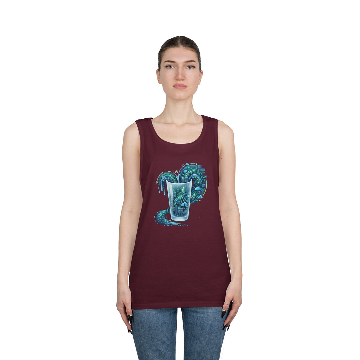 "Glass of Data" Tank Top