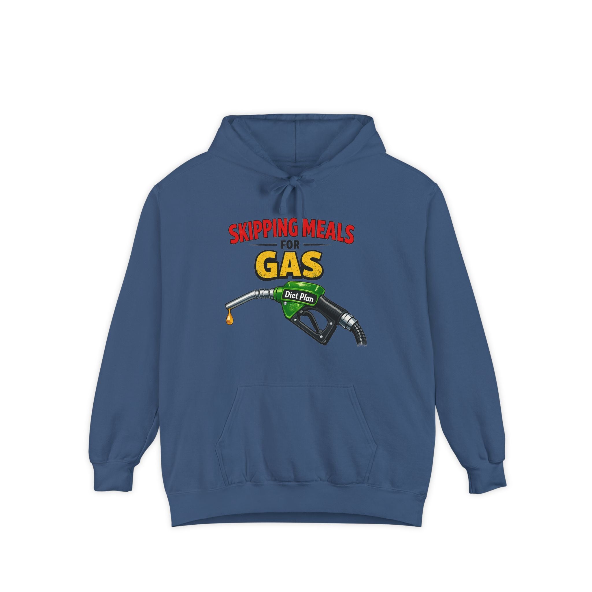 My Gas Diet Plan | Garment-Dyed Hoodie — AttitudeShirts