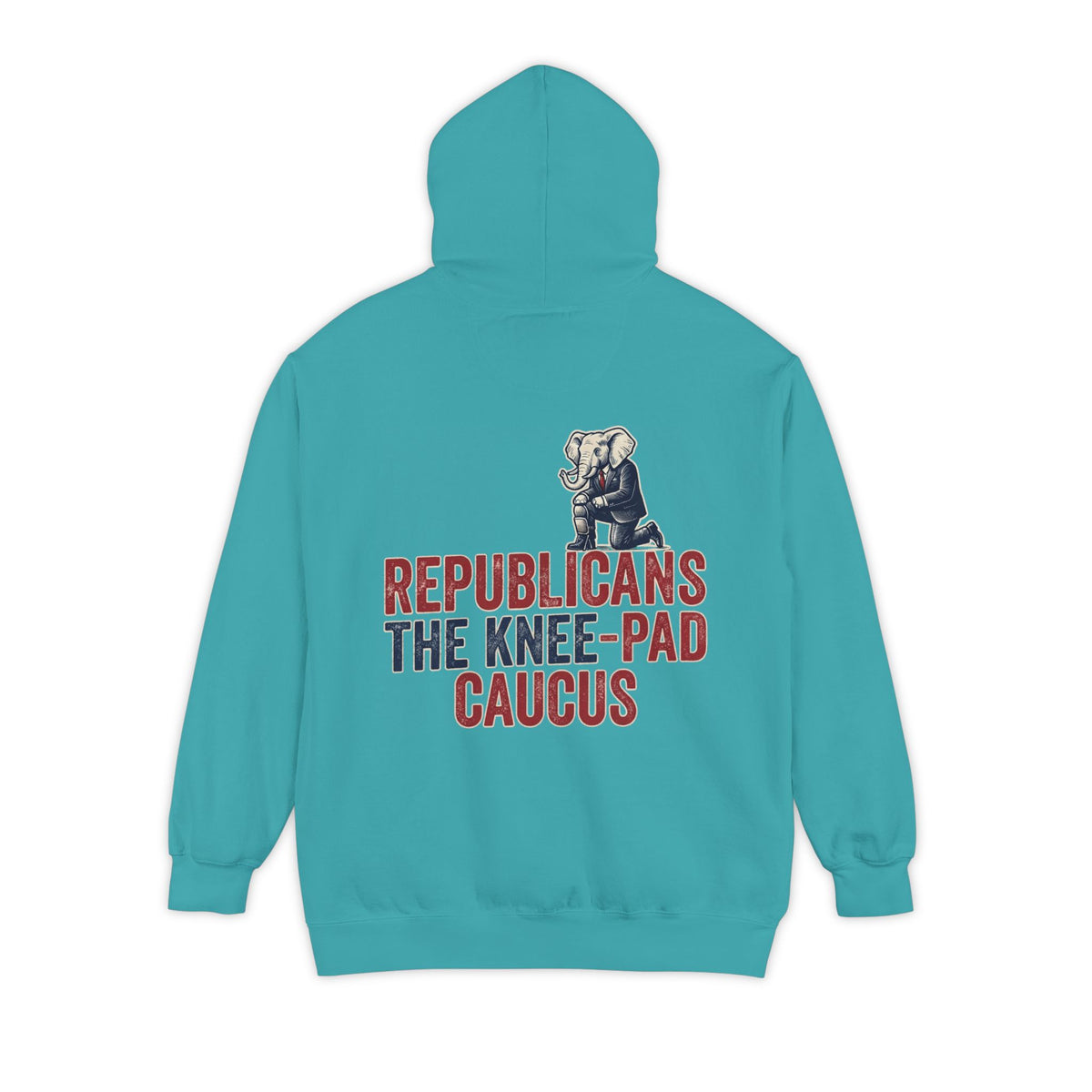 Color: Seafoam | The Knee Pad Caucus Garment-Dyed Hoodie