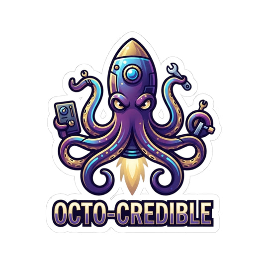 "Octo Credible" Sticker — Main