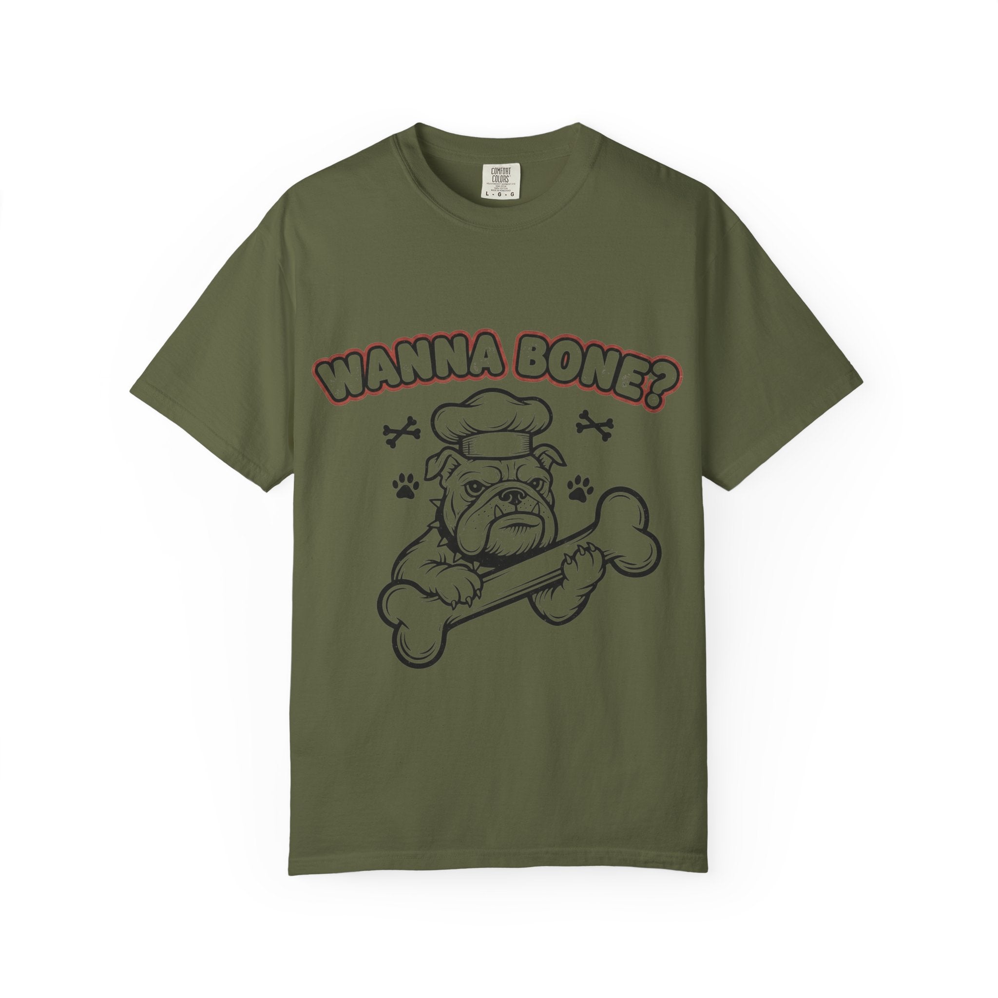 "Wanna Bone?" Unisex Garment-Dyed T-shirt