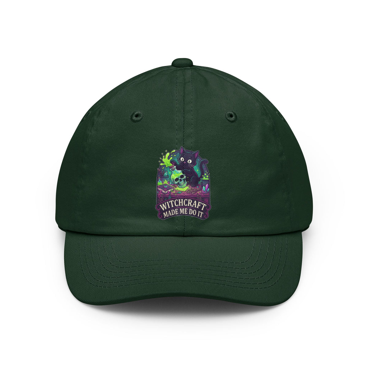 Color: Forest Green | Witchcraft Made Me Do It Dad Hat