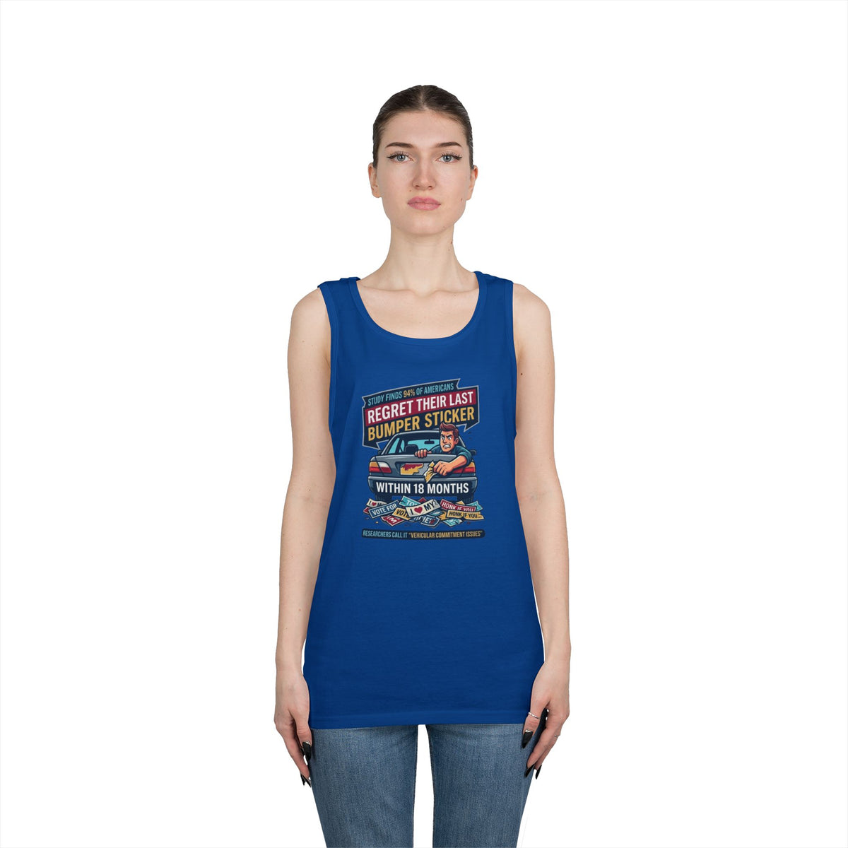 "Bumper Sticker Regret" Tank Top