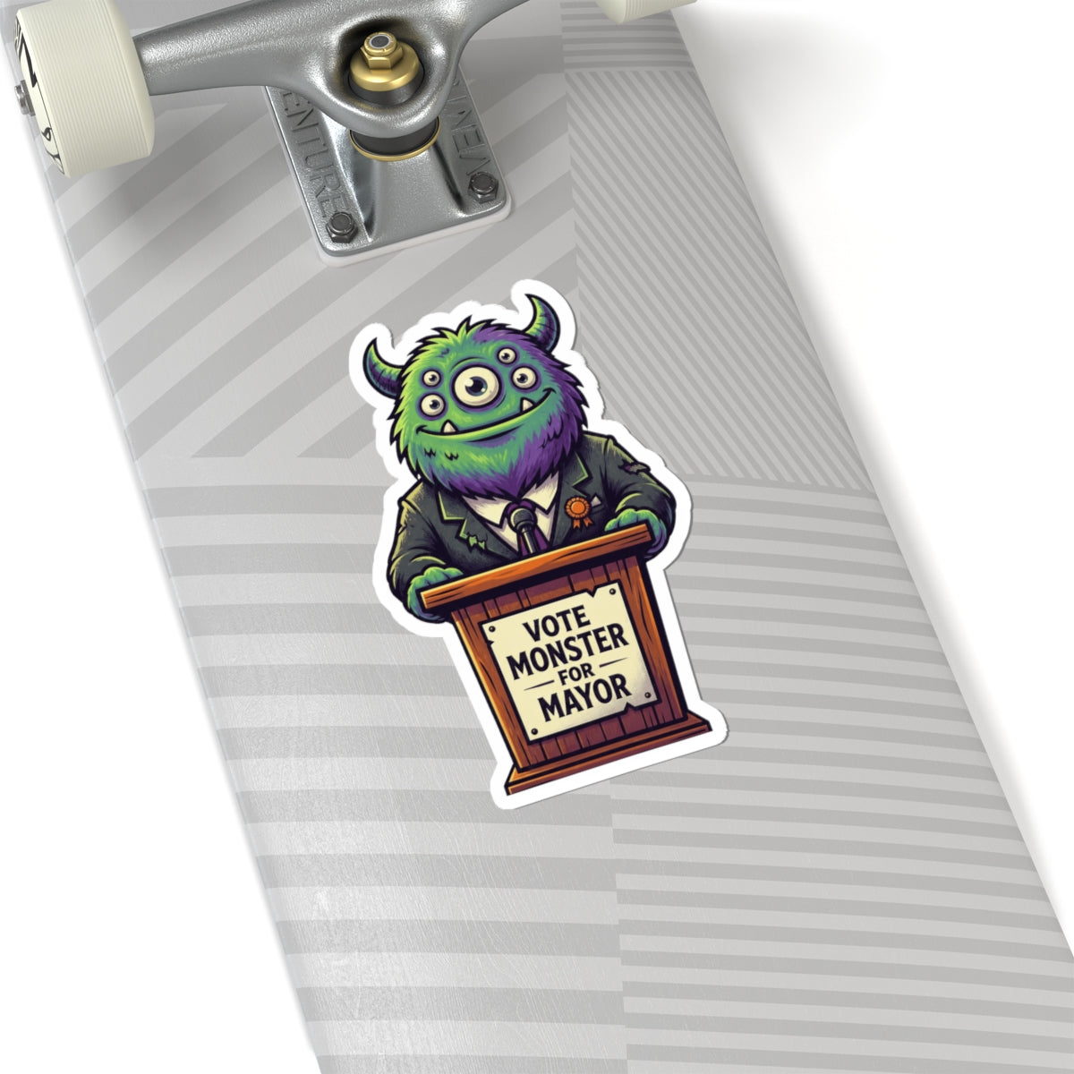"Vote Monster For Mayor" Sticker