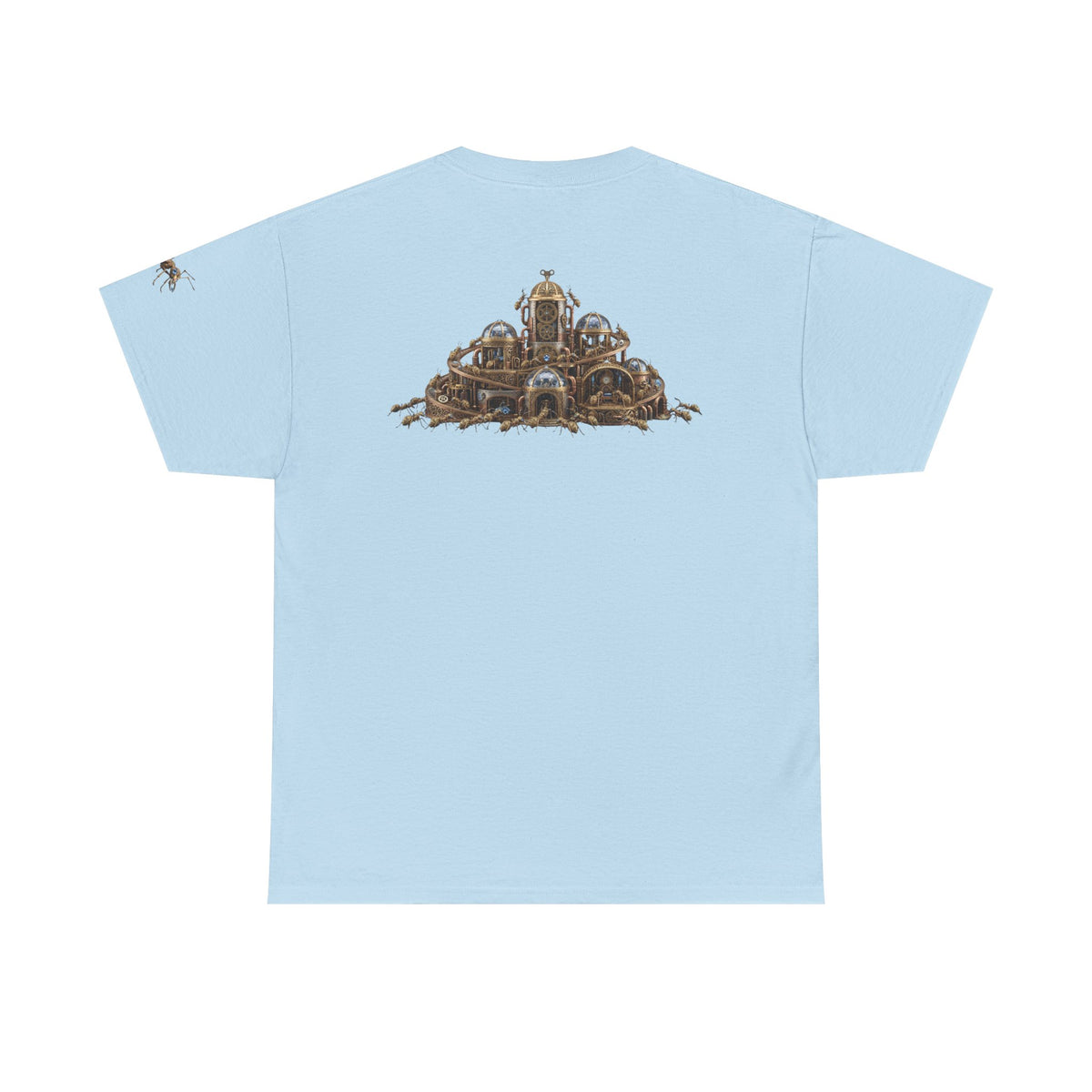 Color: Light Blue | Cyber Ants Premium Graphic Tee