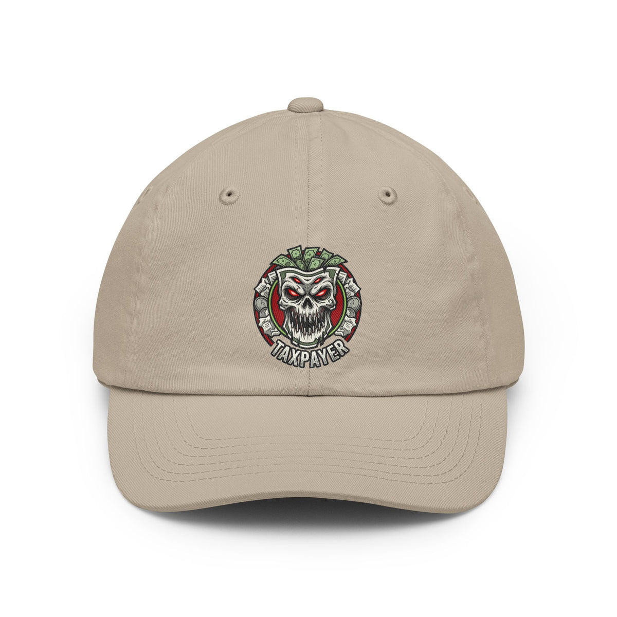 Color: Stone | Horror of Taxes Dad Hat — Graphic