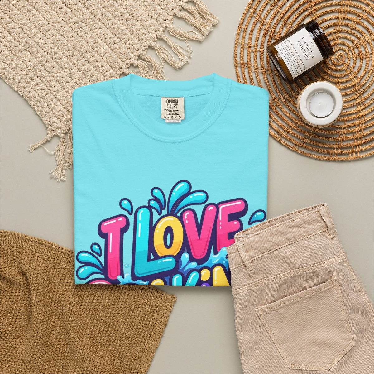 I Love Soaking Unisex Garment-Dyed Tee