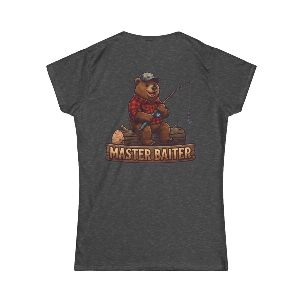 Color: Dark Heather | Bear Master Baiter Women's Tee