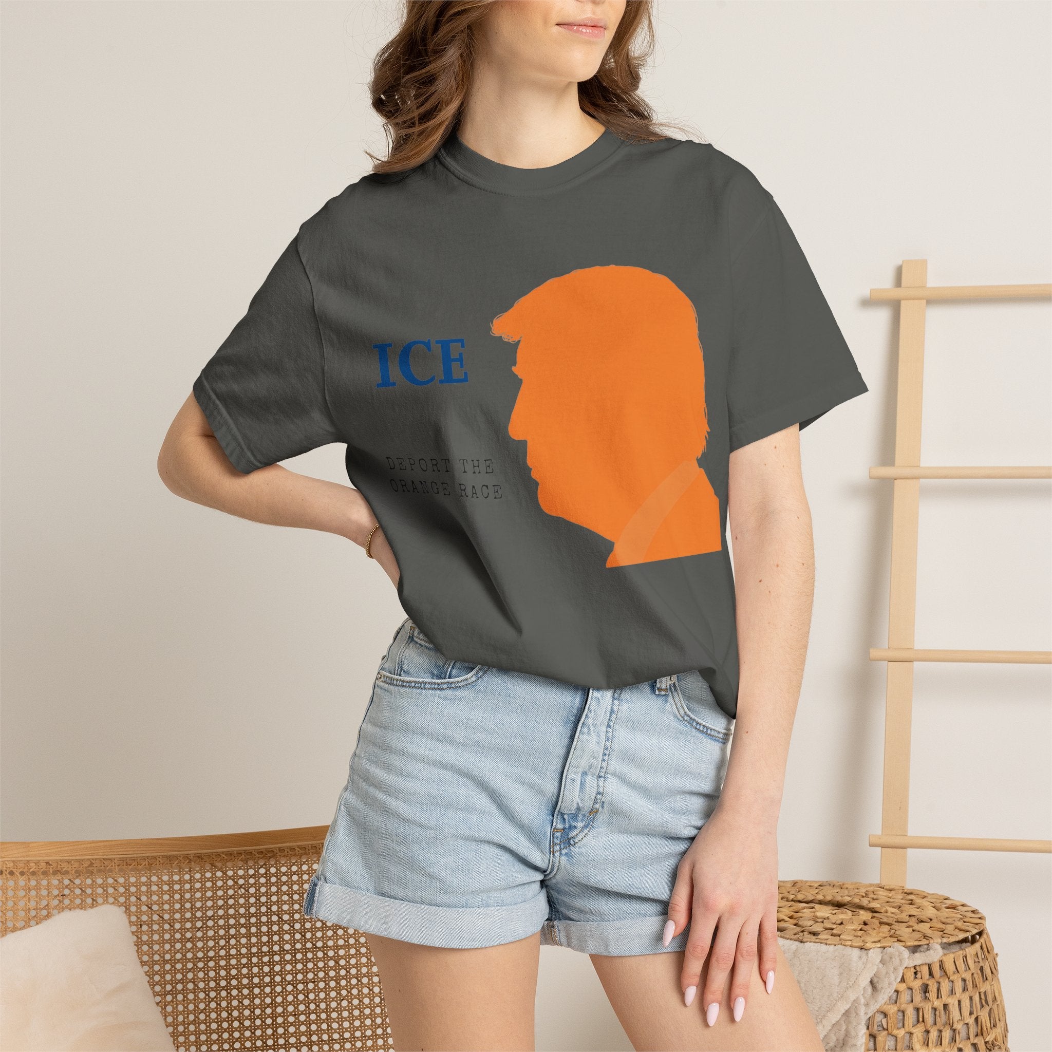 "Deport the Orange Race" Unisex Garment-Dyed T-shirt