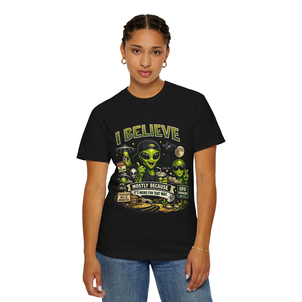 "I Believe" Unisex Garment-Dyed Tee