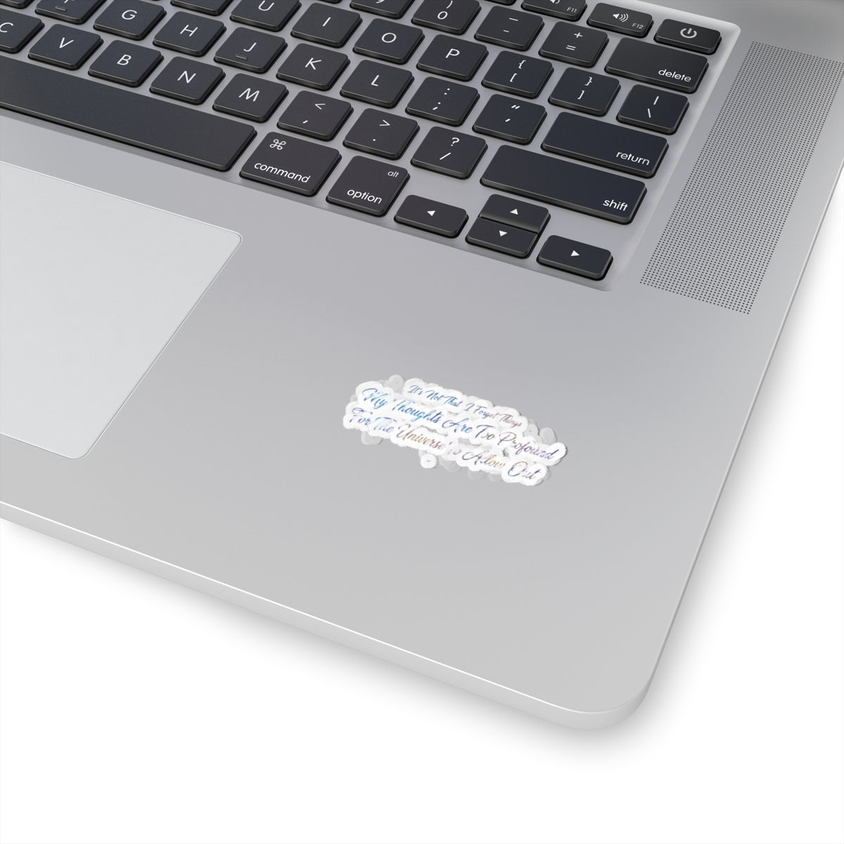 Profound Thoughts (Spoiler: There Are None) | Kiss-Cut Sticker — AttitudeShirts