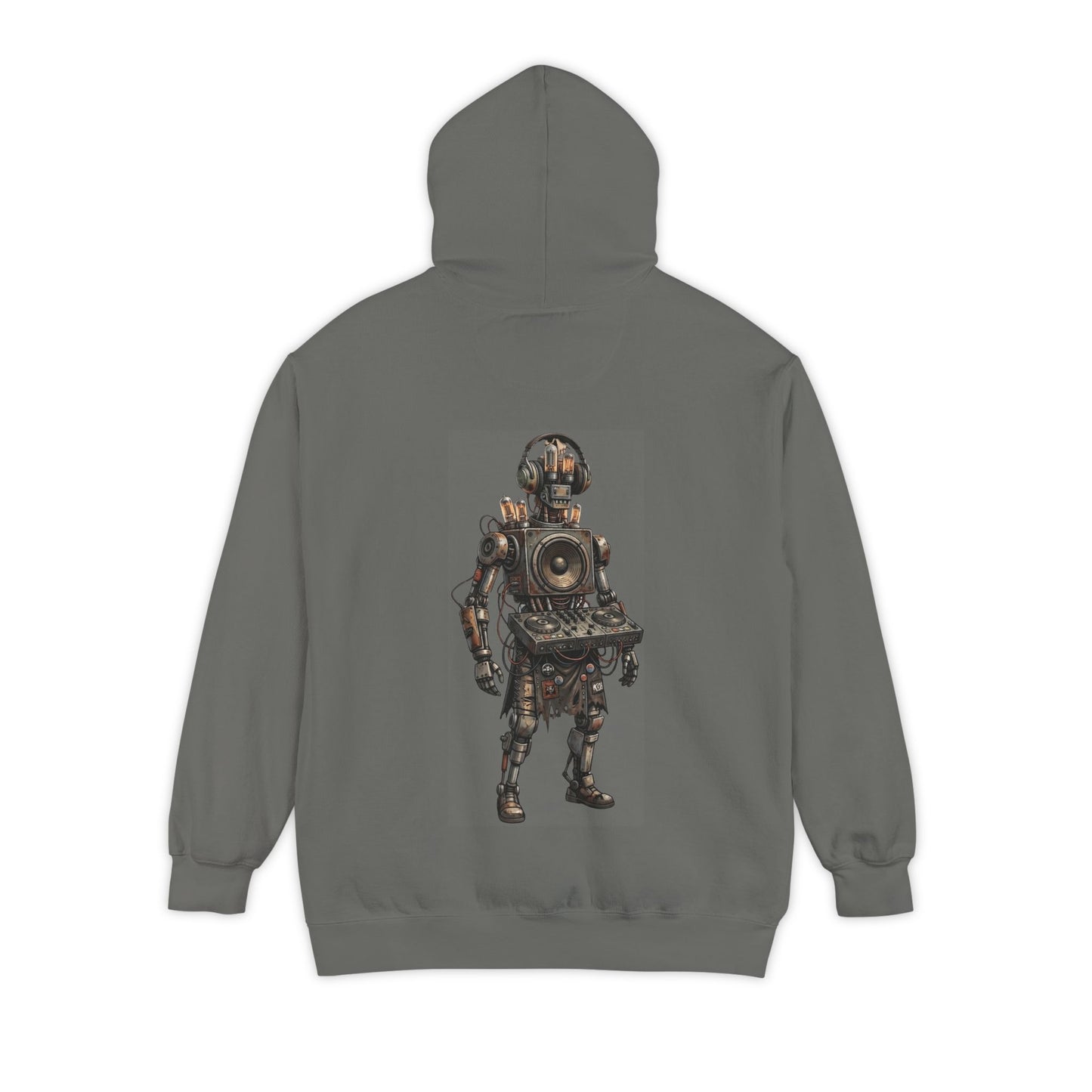 "DJ" Garment-Dyed Hoodie