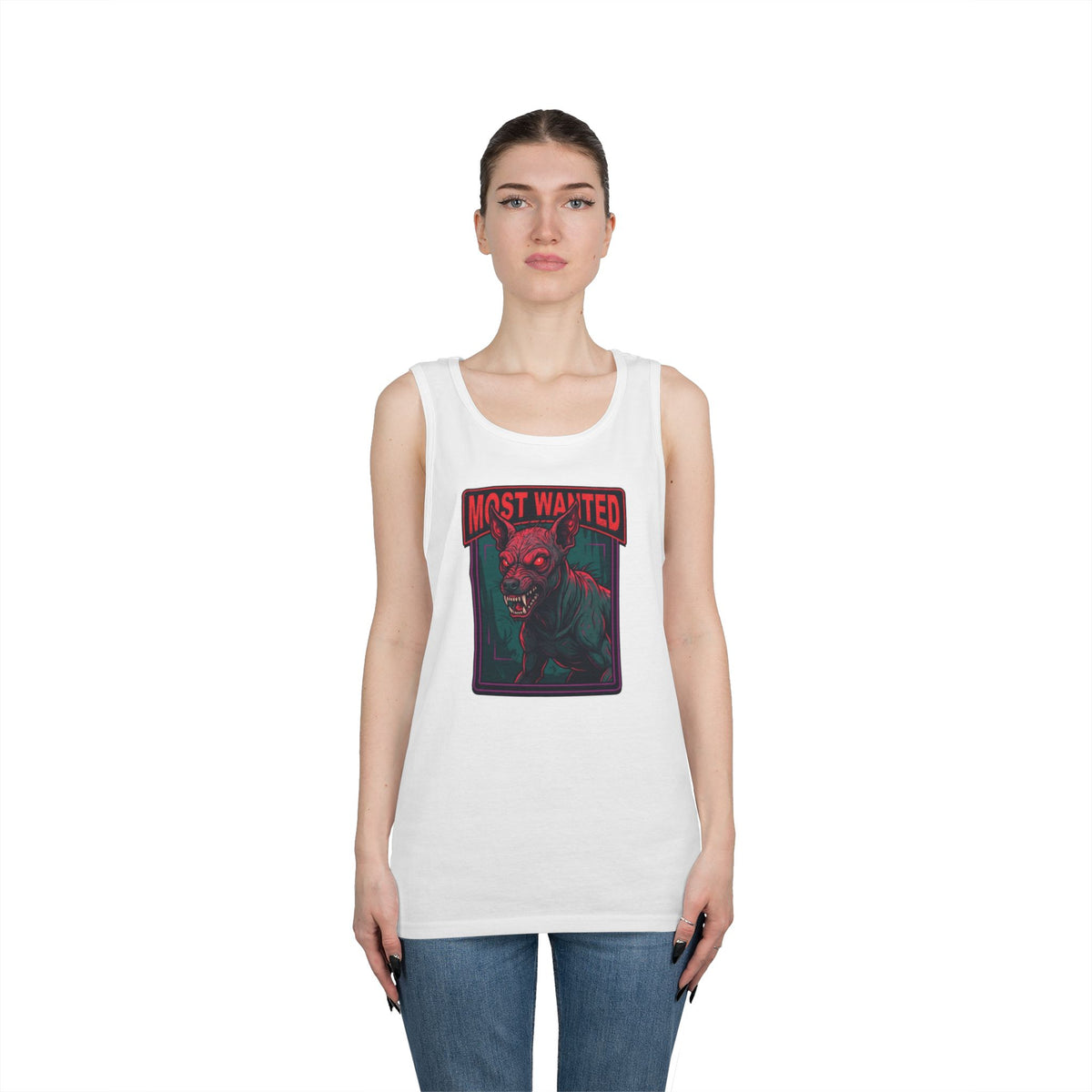 Color: White | Chupacabra (Puerto Rico-Latin America) Tank Top