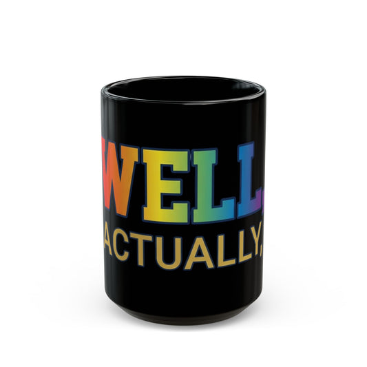 "Straight Outta Not Even" Black Ceramic Mug — Graphic